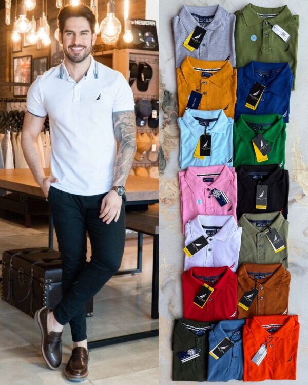PLAYERA CABALLERO TIPO POLO - NAUTICA