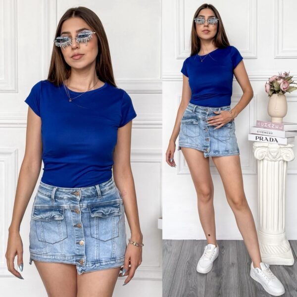 SHORT/FALADA DE MEZCLILLA DV 1106