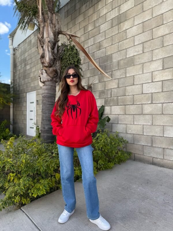 SUDADERA - SPIDER, ROJA - Image 2