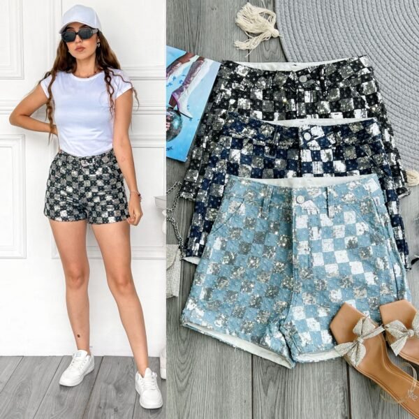SHORT DE LENTEJUELAS