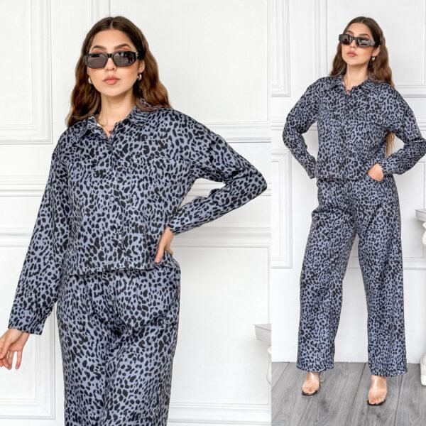 SET ANIMAL PRINT CAMISA + PANTALÓN - Image 3