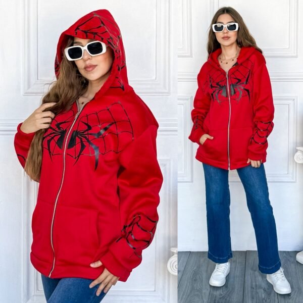 SUDADERA DE CIERRE SPIDER