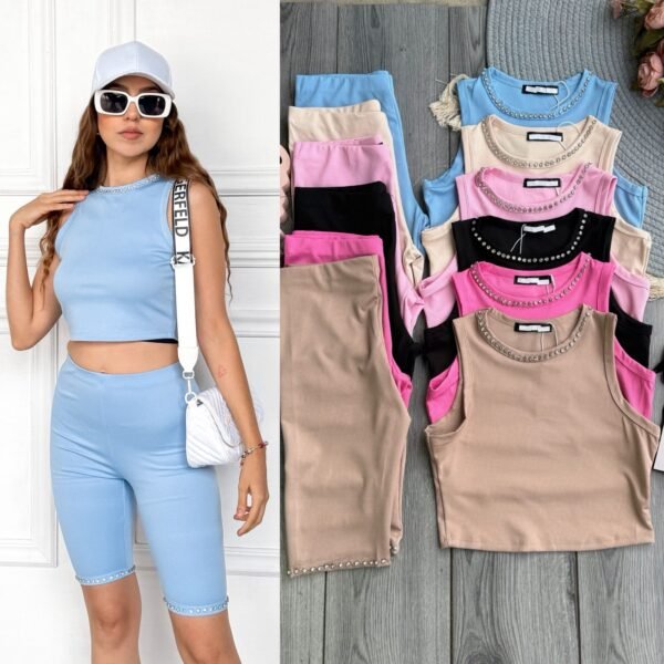 CONJUNTO DEPORTIVO CON PIEDRITAS