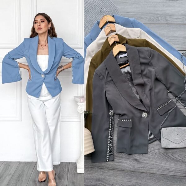 BLAZER CON PEDRERIA