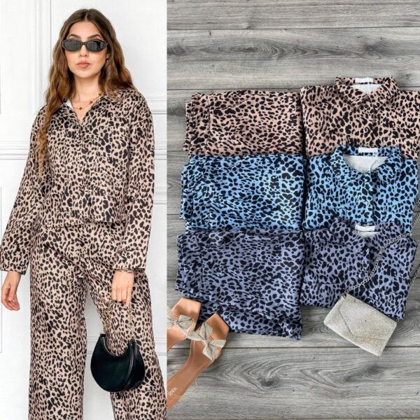 SET ANIMAL PRINT CAMISA + PANTALÓN
