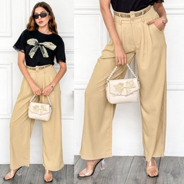 PANTALON DE DOBLE PERTINA - Image 4