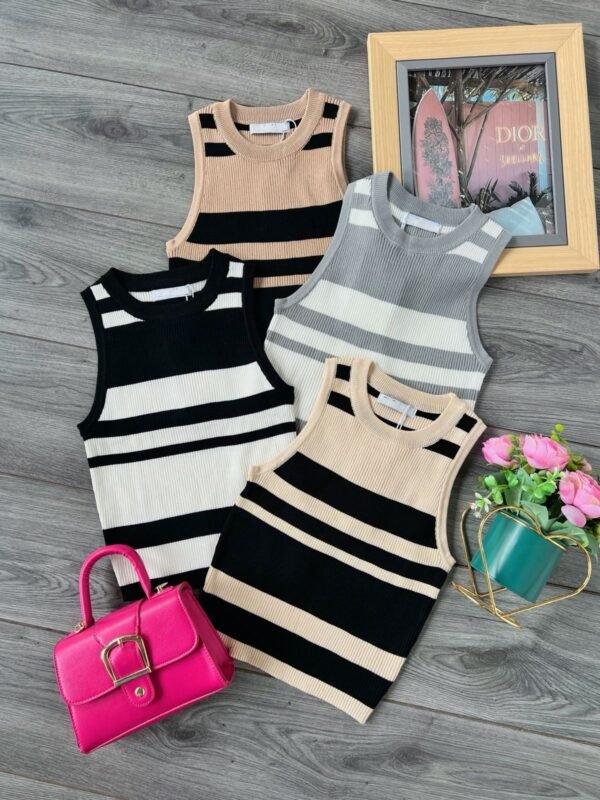 BLUSA TEGIDA DE RAYAS - Image 10