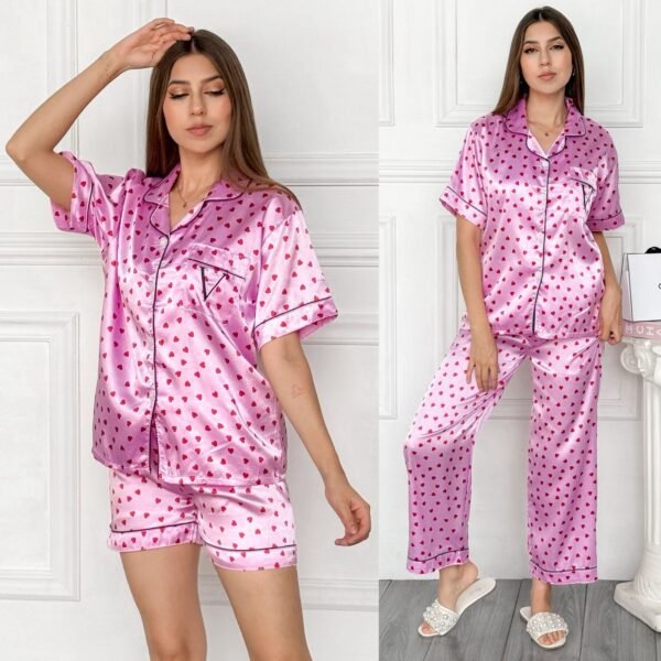 PIJAMA SATIN 3pz