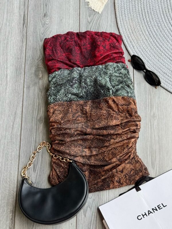 VESTIDO STRAPLESS ANIMAL - Image 11