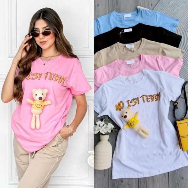 PLAYERA TEDDY CON PELUCHITO