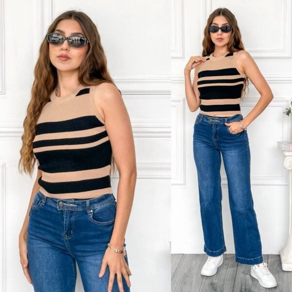 BLUSA TEGIDA DE RAYAS - Image 11