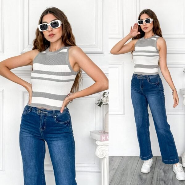 BLUSA TEGIDA DE RAYAS - Image 12