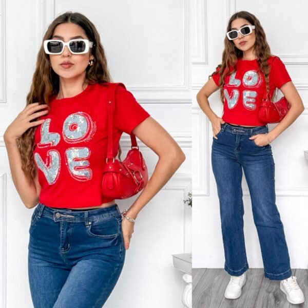 PLAYERA CORTA LOVE - Image 13