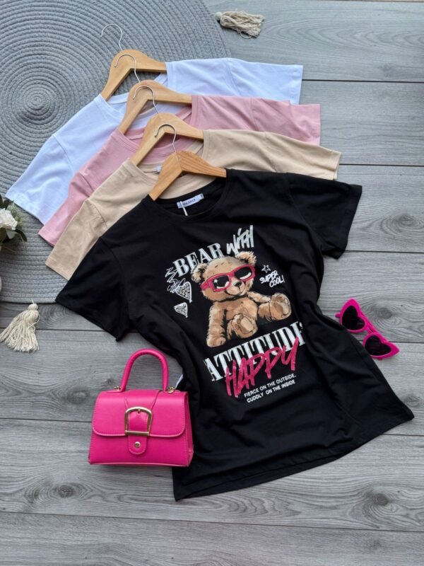 PLAYERA BEAR WHIT ATTITUDE - Image 11