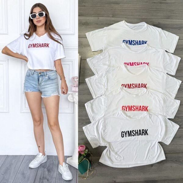 TOP BLANCO OVERSIZE GYM