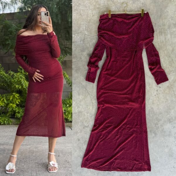 VESTIDO CON PEDRERÍA - Image 4