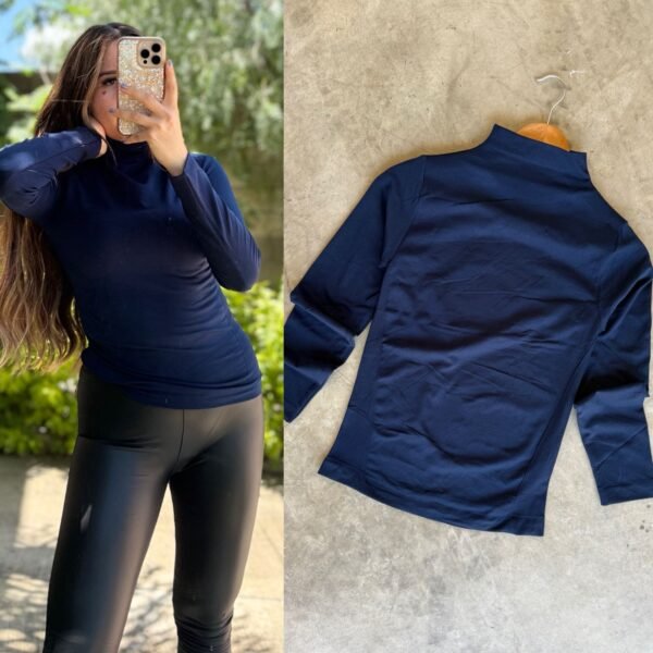 BLUSA TÉRMICA MANGA LARGA CUELLO ALTO - Image 3