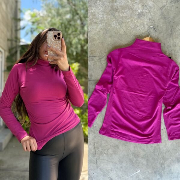 BLUSA TÉRMICA MANGA LARGA CUELLO ALTO - Image 10