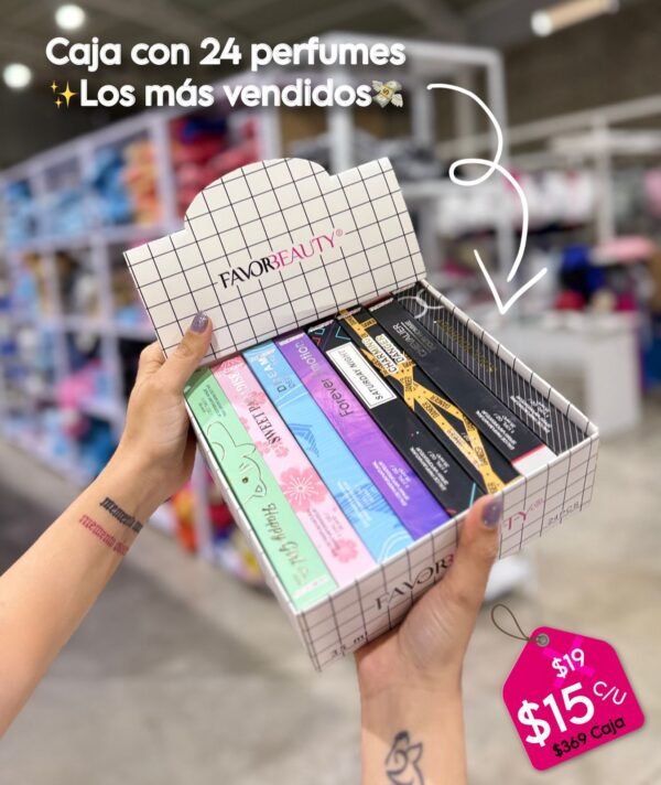 CAJA DE 24 MINI PERFUMES