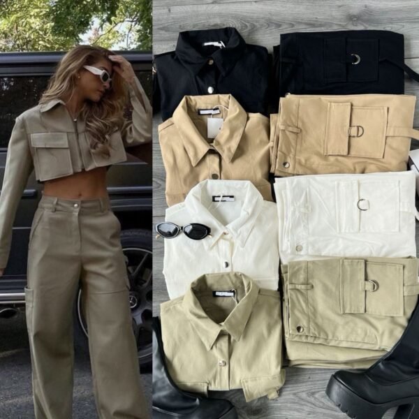 CONJUNTO CARGO BLUSA + PANTALON