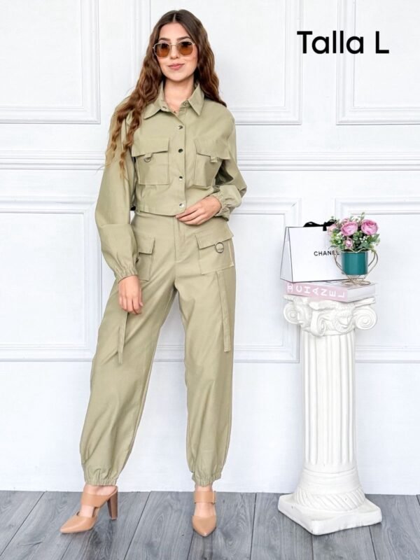 CONJUNTO CARGO BLUSA + PANTALON - Image 9