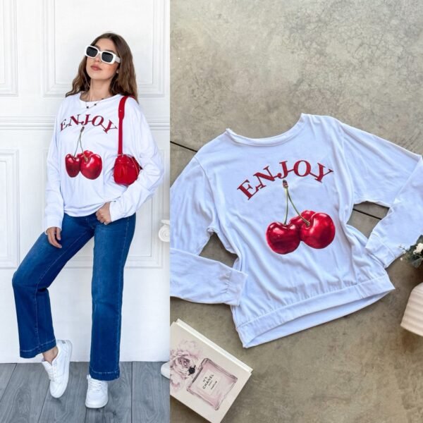 SUDADERA CHERRY ENJOY BRILLOS - Image 5