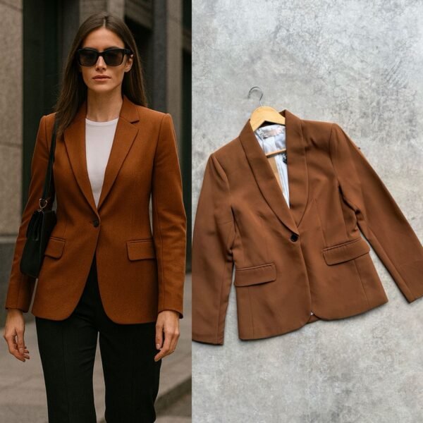 BLAZER CON BOTON NEGRO - Image 2