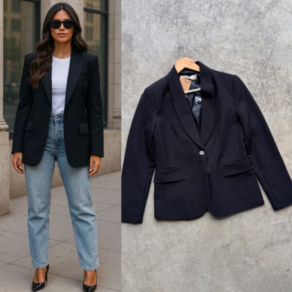 BLAZER CON BOTON NEGRO - Image 7