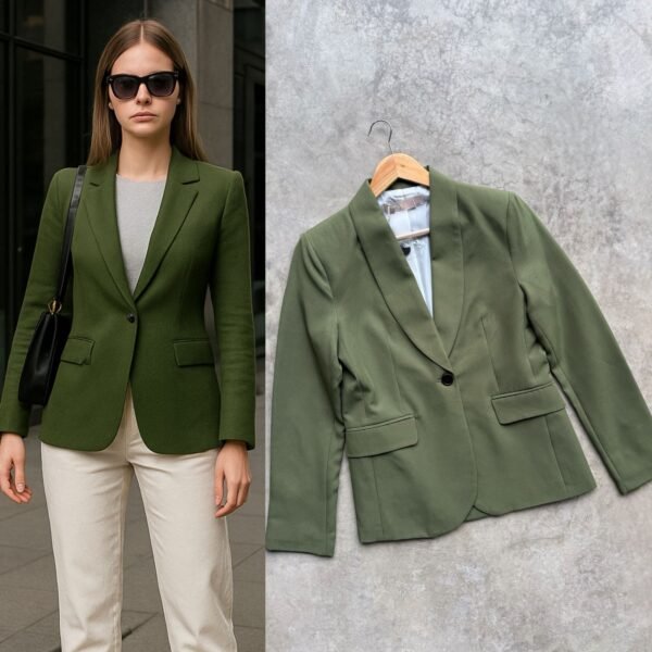 BLAZER CON BOTON NEGRO - Image 8