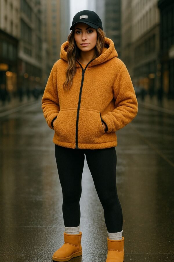 CHAMARRA TEDDY CON GORRO - Image 7
