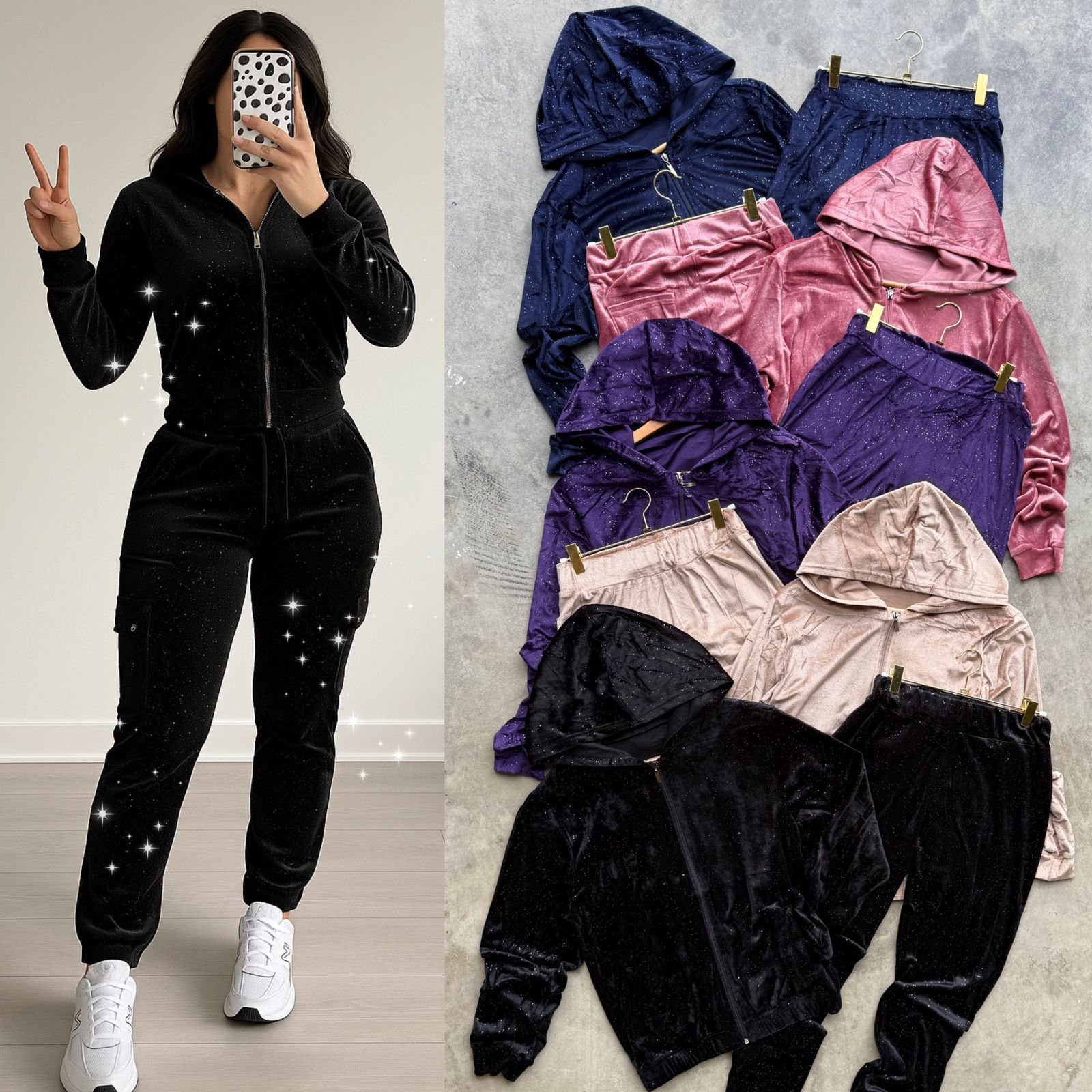 CONJUNTO TERCIOPELO PARA DAMA