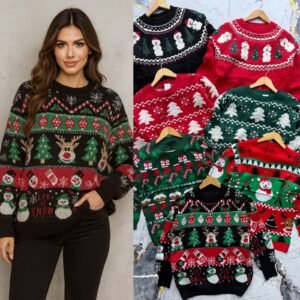 SUETER NAVIDEÑO DE TEJIDO