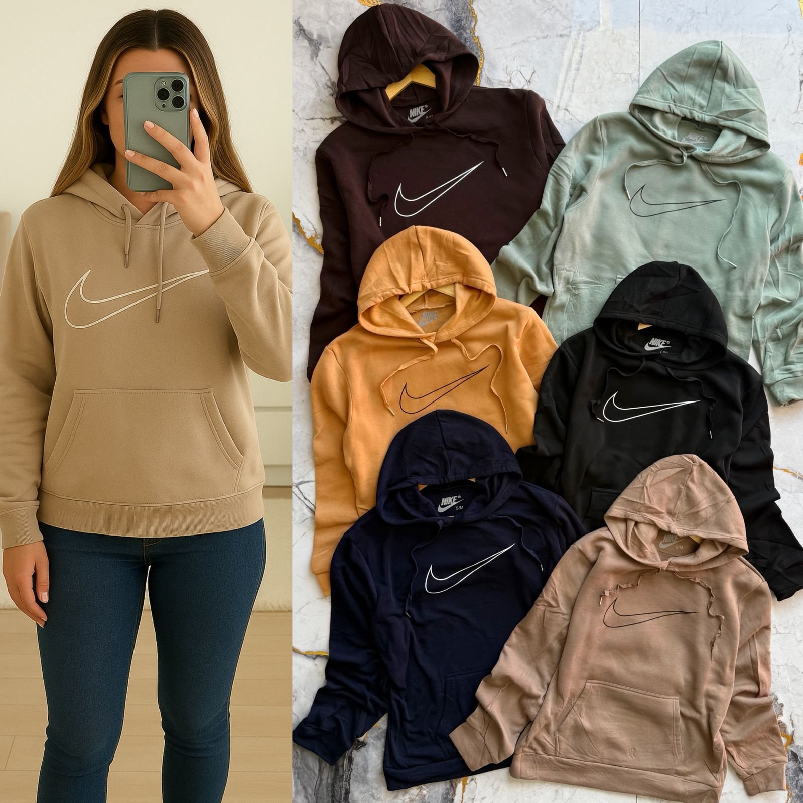 SUDADERA LOGO NK DTF