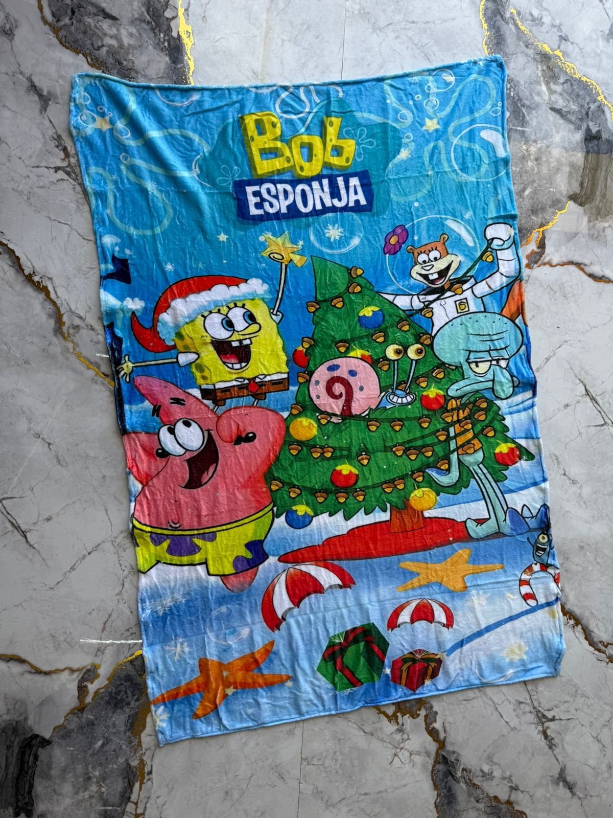 FRAZADA BOB ESPNJ. NAVIDEÑO