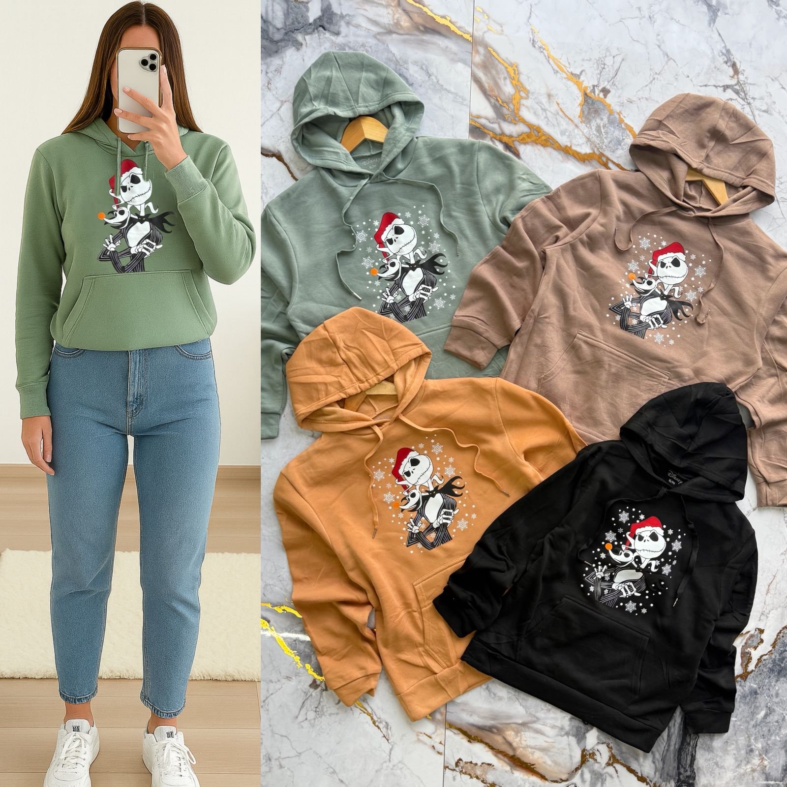 SUDADERA JACK NAVIDEÑO DTF