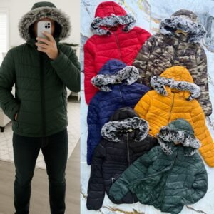 CHAMARRA CABALLERO/GORRO APELUCHADO