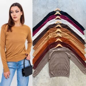 SUETER DE TEJIDO BASICO C REDONDO