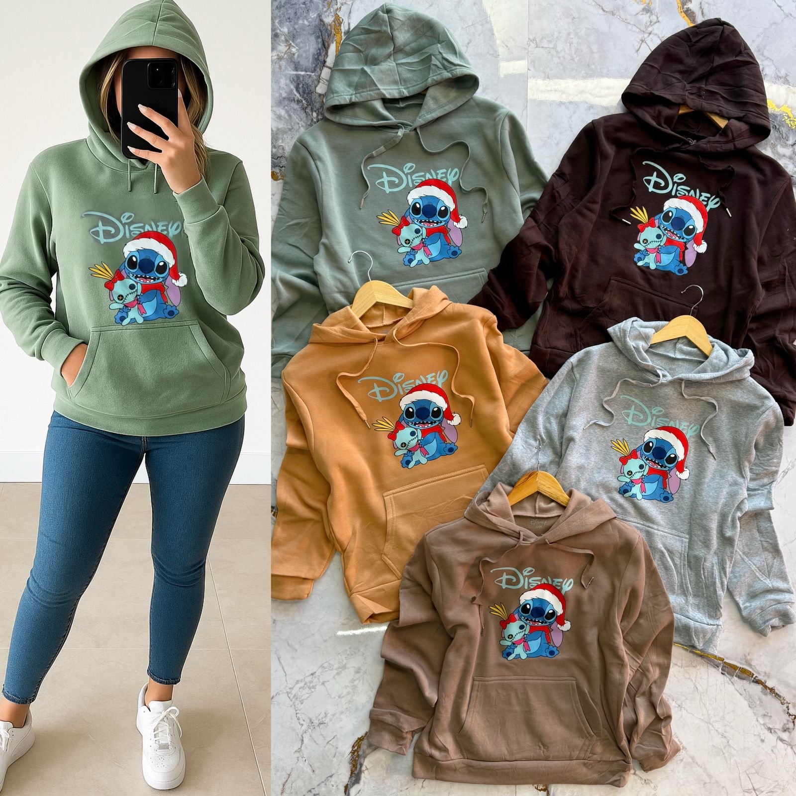 SUDADERA STICH/MUÑEQUITO DTF