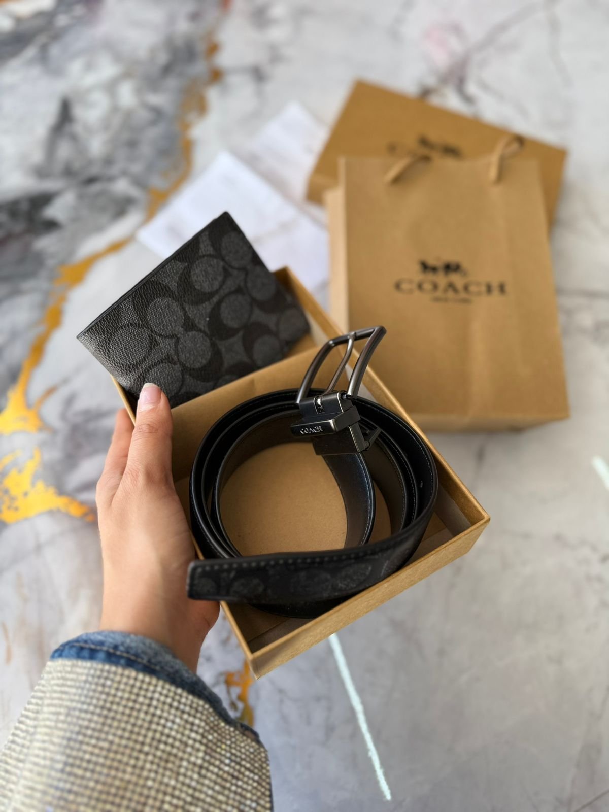 SET CABALLERO CINTO+CARTERA CCH