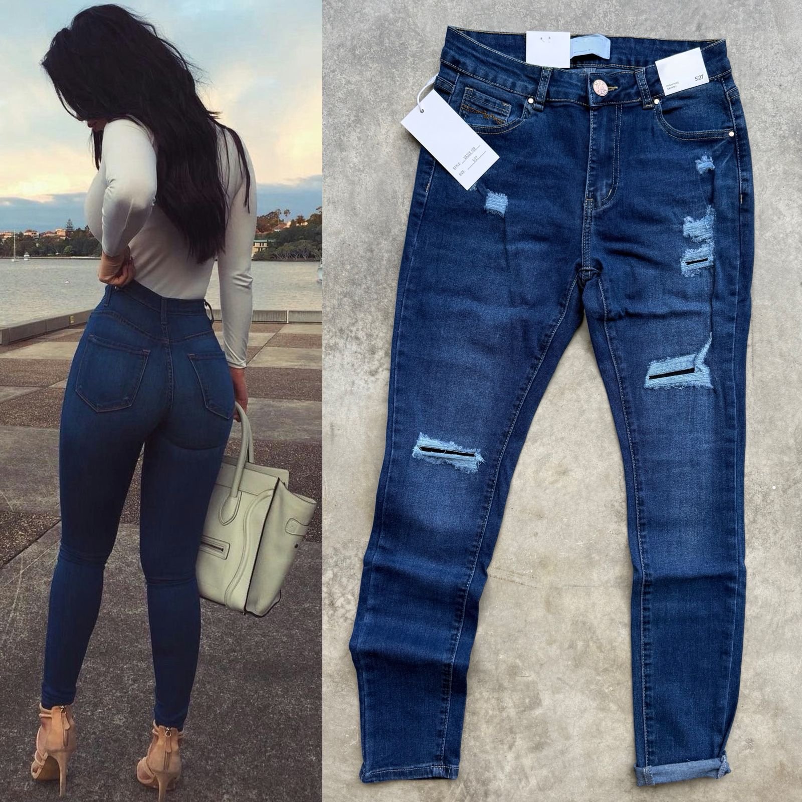 PANTALON MEZCLILLA PREMIUM MOD 528 #10