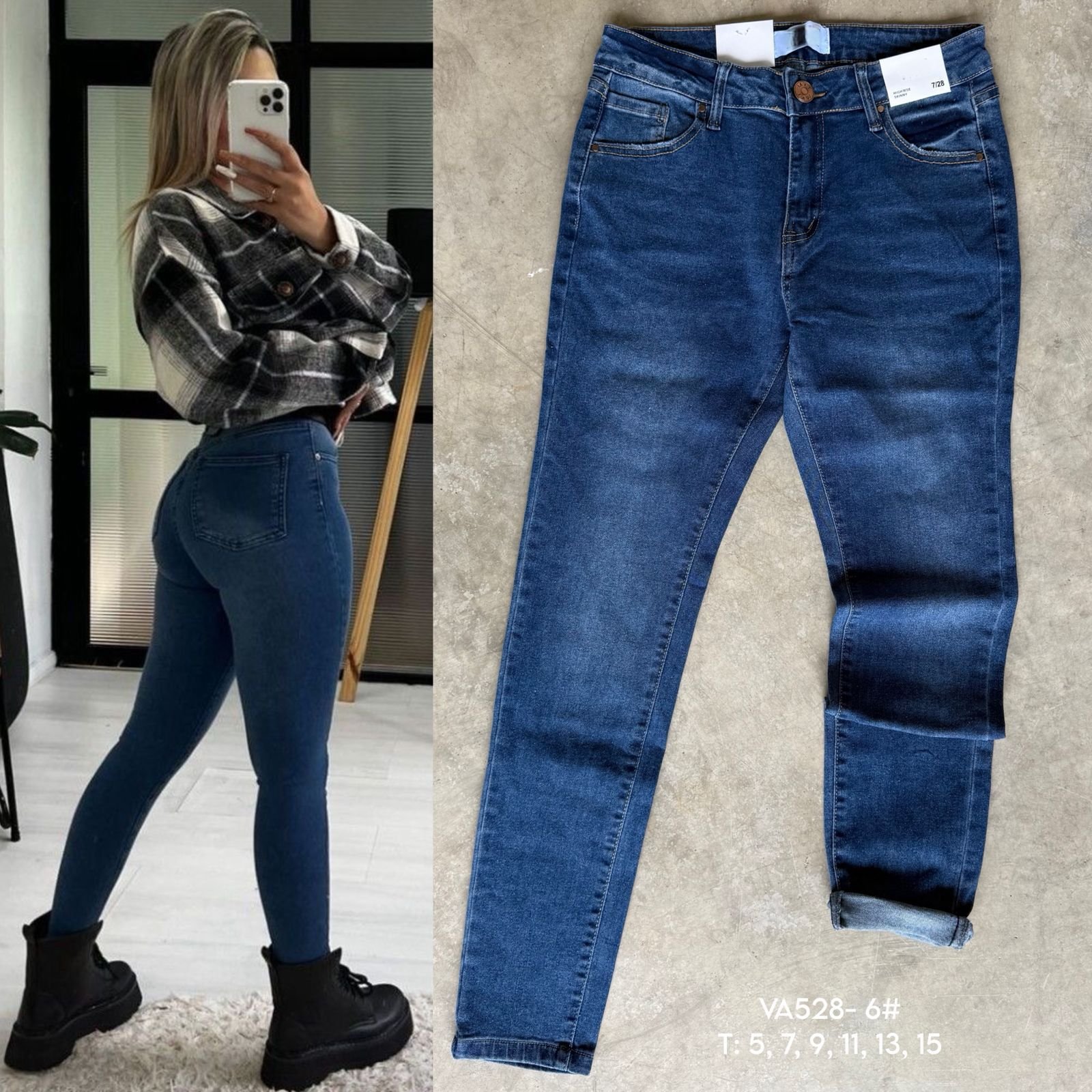 PANTALON MEZCLILLA PREMIUM MOD 528 #6