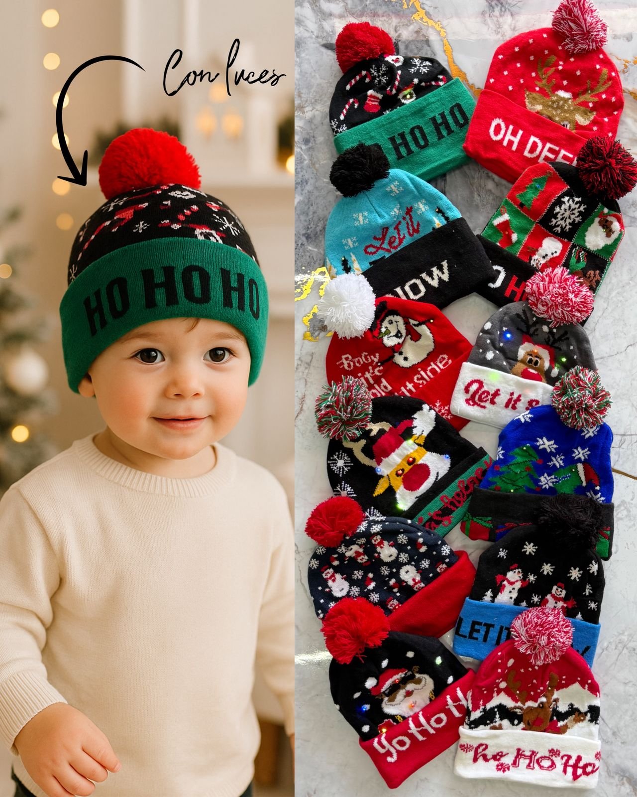 GORRO NAVIDEÑO
