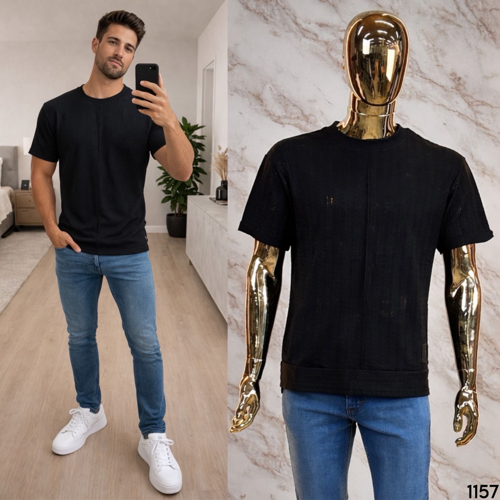 PLAYERA CABALLERO OVERSIZE LIGERA 1157 - Image 4