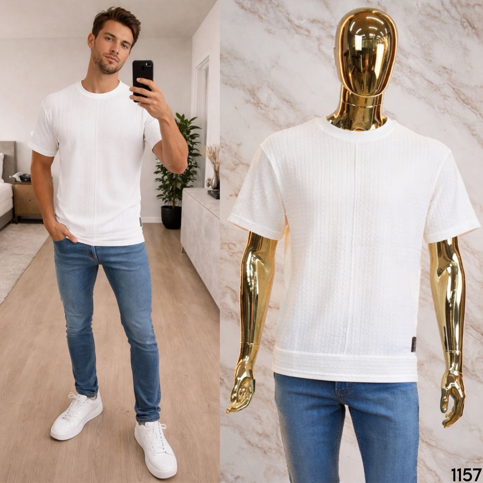 PLAYERA CABALLERO OVERSIZE LIGERA 1157 - Image 3