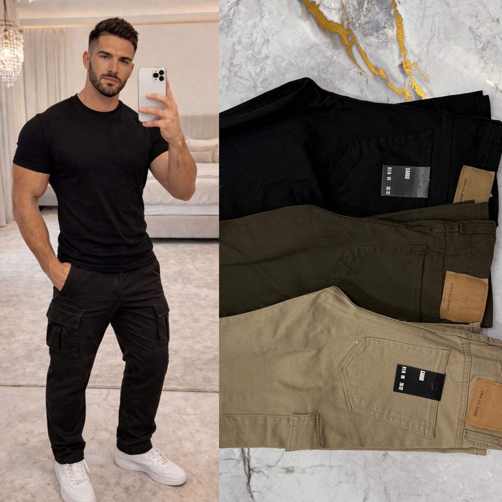 PANTALON CARGO CABALLERO