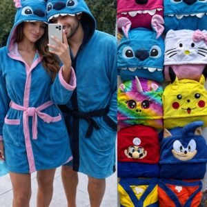 BATA DE BAÑO PERSONAJES