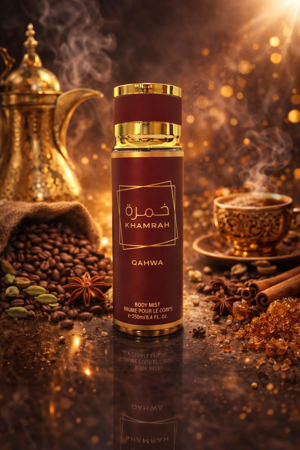 LOCION ARABE KMH QAHWA