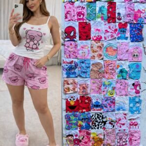 SET PIJAMA 2 PIEZAS PERSONAJES