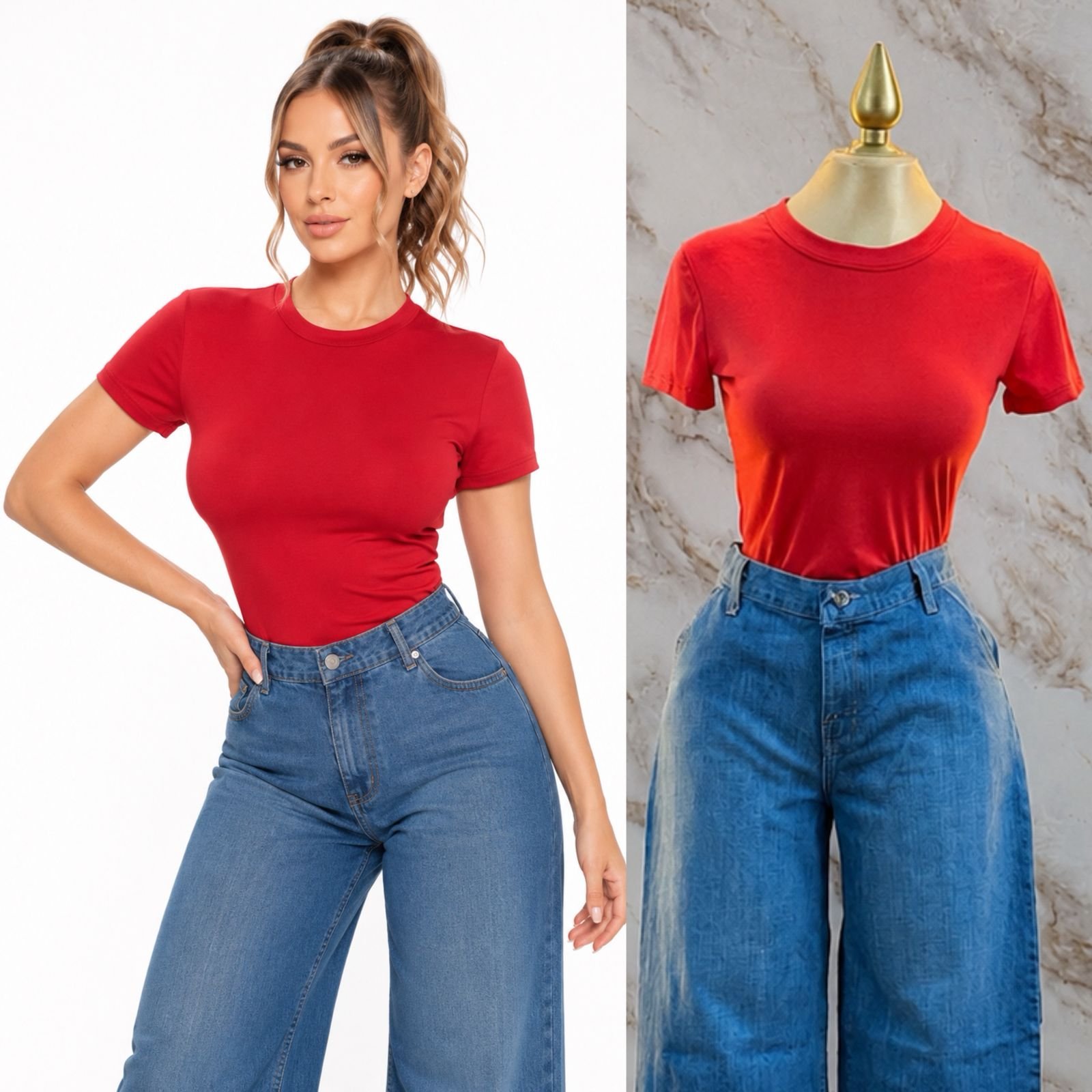 BLUSA BASICA LISA - Image 3