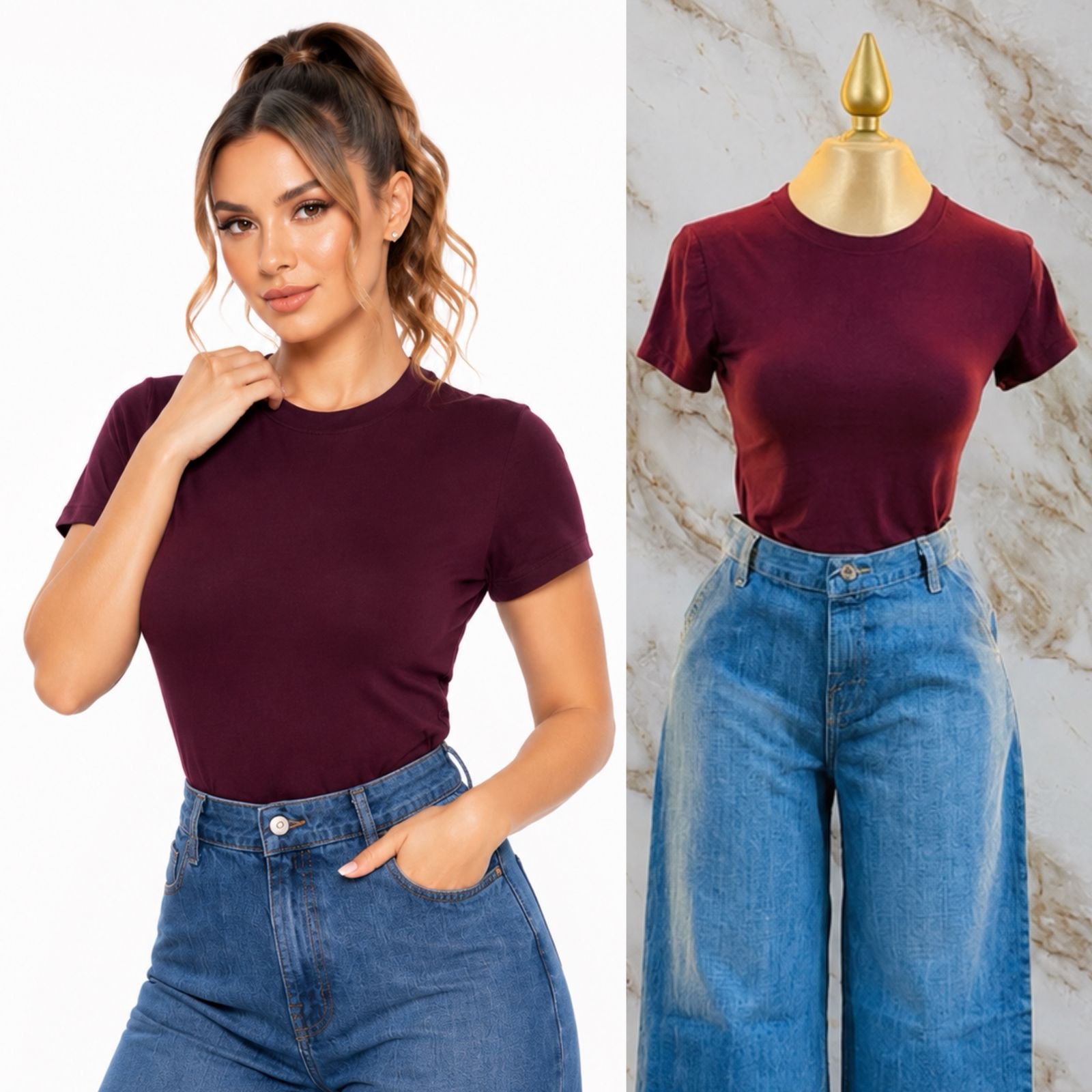 BLUSA BASICA LISA - Image 5